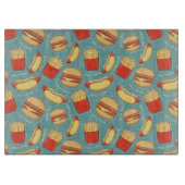 Planche À Découper Motif 3 d'aliments de préparation rapide (Devant)