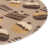 Planche À Découper Motif 3 de chocolat et de pâtisseries (Coin)