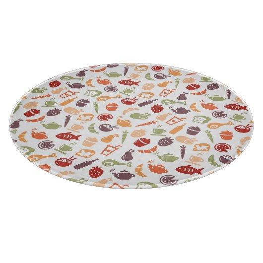 Planche À Découper Motif 3 de nourriture (Coin)