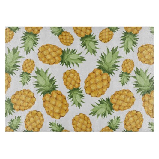 Planche À Découper Motif à ananas (Devant)