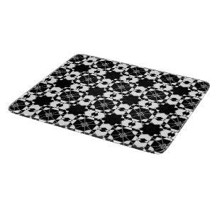 Planche À Découper Motif à carreaux rétro minimaliste – Conception mo