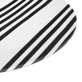 Planche À Découper Motif à cinq bandes noir et blanc (Coin)