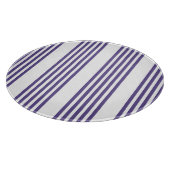 Planche À Découper Motif à cinq bandes Ultra violet et blanc (Coin)