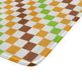 Planche À Découper Motif à damier diagonal de récolte (Coin)