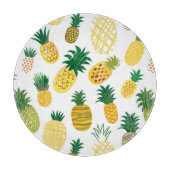 Planche À Découper Motif à la mode d'ananas (Devant)