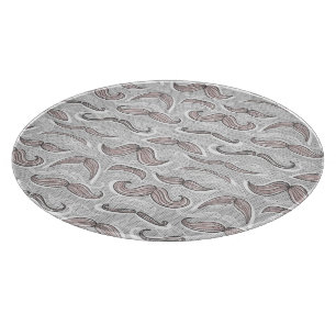 Planche À Découper Motif à la mode de moustache