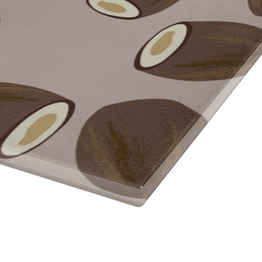 Planche À Découper Motif à la noix de coco (Coin)