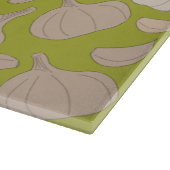 Planche À Découper Motif à l'ail - Cloches et ampoules à l'ail (Coin)