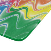 Planche À Découper Motif à vague coloré (Coin)