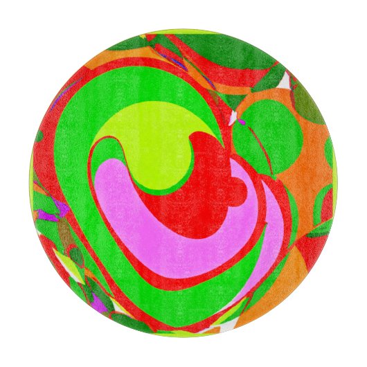 Planche À Découper Motif Abstrait aléatoire (Devant)