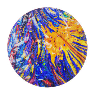 Planche À Découper Motif Abstrait coloré