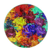 Planche À Découper Motif Abstrait coloré (Devant)