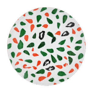 Planche À Découper Motif Abstrait coloré dynamique