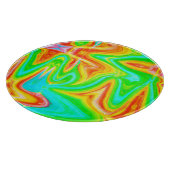 Planche À Découper Motif Abstrait de couleur vive (Coin)