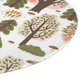 Planche À Découper Motif Abstrait de la forêt d'automne (Coin)