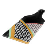 Planche À Découper Motif abstrait de papaye et de pitaya (Coin)