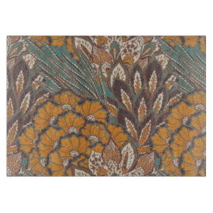 Planche À Découper Motif abstrait de plume de paon