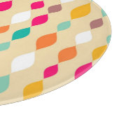 Planche À Découper motif abstrait de style rétro (Coin)