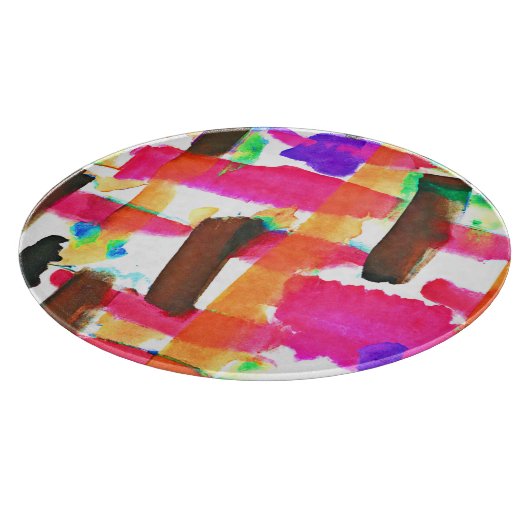 Planche À Découper Motif Abstrait dynamique dans l'art (Coin)