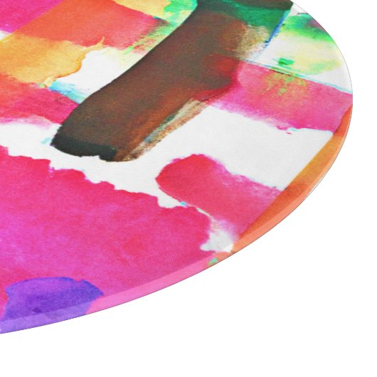 Planche À Découper Motif Abstrait dynamique dans l'art (Coin)