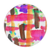 Planche À Découper Motif Abstrait dynamique dans l'art (Devant)