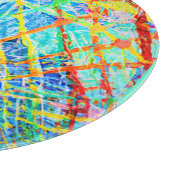 Planche À Découper Motif Abstrait éclatant couleur éclatant (Coin)