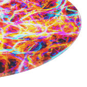 Planche À Découper Motif Abstrait électrique dynamique (Coin)