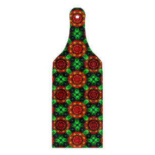 Planche À Découper Motif Abstrait Élégant Boho Moderne Floral #504