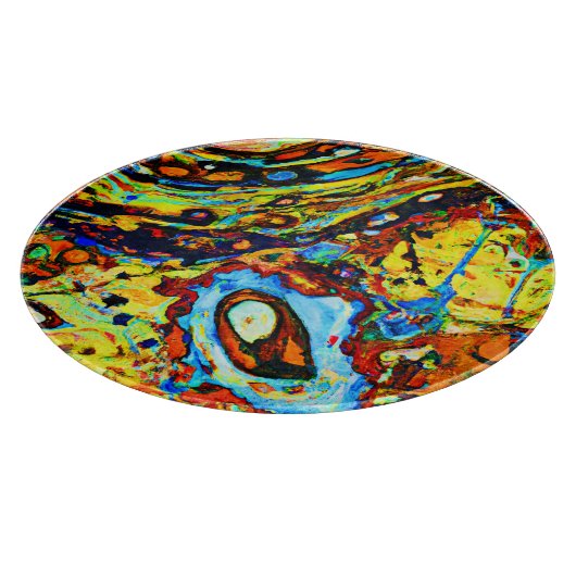 Planche À Découper Motif Abstrait exceptionnel (Coin)