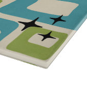 Planche À Découper Motif Abstrait moderne du milieu du siècle (Coin)