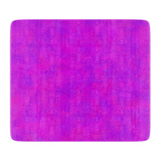 Planche À Découper Motif Abstrait Rose Violet (Devant)