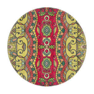 Planche À Découper Motif Abstrait sans couture