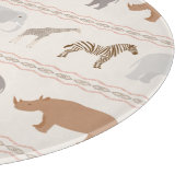 Planche À Découper Motif africain 1 d'animaux (Coin)