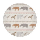 Planche À Découper Motif africain 1 d'animaux (Devant)