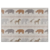 Planche À Découper Motif africain 1 d'animaux (Devant)