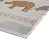 Planche À Découper Motif africain 1 d'animaux (Coin)