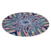 Planche À Découper motif agate de corail océanique (Coin)