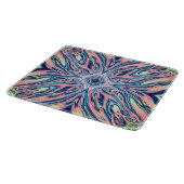 Planche À Découper motif agate de corail océanique (Coin)