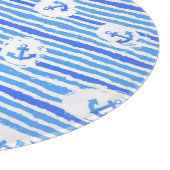 Planche À Découper Motif Ancre d'aquarelle 1 (Coin)