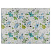 Planche À Découper motif animal d'arrière - plan d'enfants (Devant)