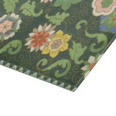 Planche À Découper Motif antique cloisonné chinois : Vert Jade (Coin)
