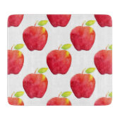 Planche À Découper Motif Apple couleur rouge (Devant)