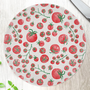 Planche À Découper Motif aquarelle de tomates