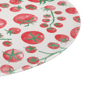 Planche À Découper Motif aquarelle de tomates (Coin)