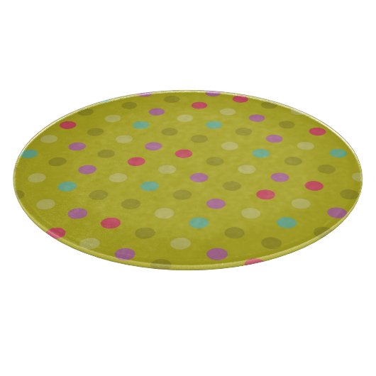 Planche À Découper motif arrière - plan de Polka-dot (Coin)