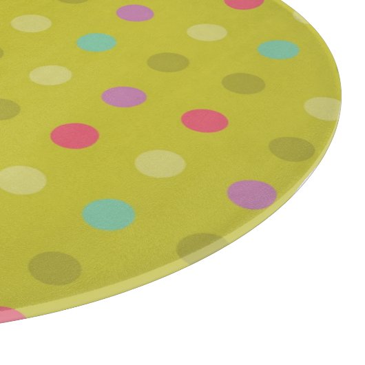 Planche À Découper motif arrière - plan de Polka-dot (Coin)