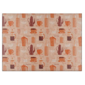 Planche À Découper Motif avec boissons et texte (Devant)