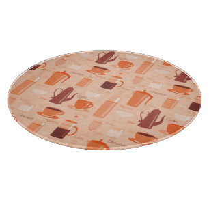 Planche À Découper Motif avec boissons et texte