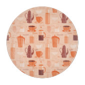 Planche À Découper Motif avec boissons et texte (Devant)