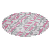 Planche À Découper Motif avec des coeurs et des fleurs (Coin)